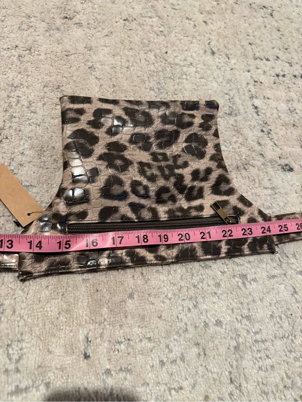 NWT- Badiya Leopard Print Belt Bag - Picture 11 of 13